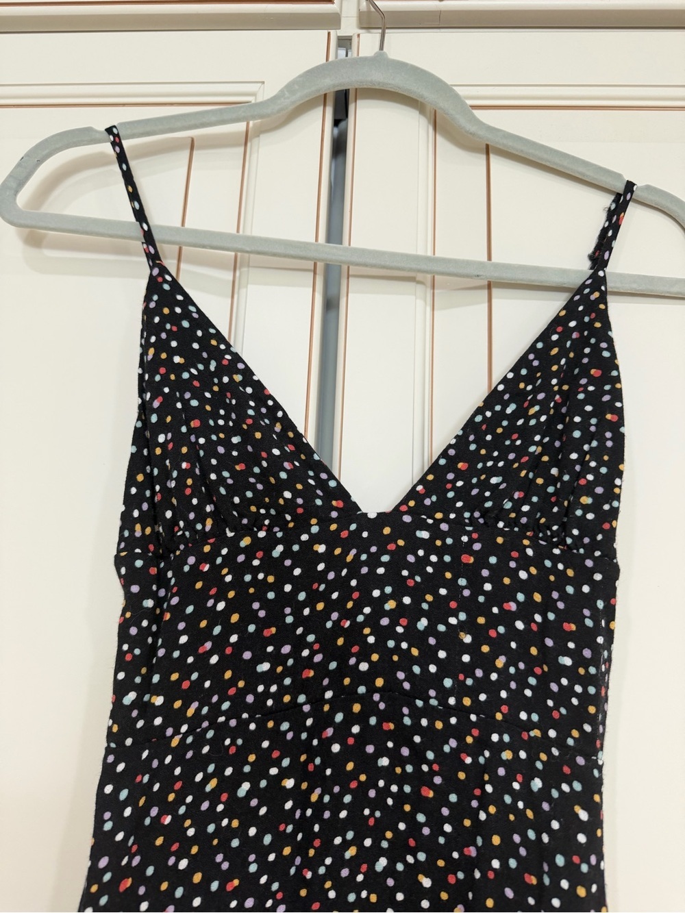 REFORMATION Dove Dress Multicolored Dot (102) - Picture 6 of 8